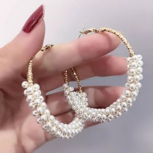 Fashion 50mm Big Round Loop Circle Earring